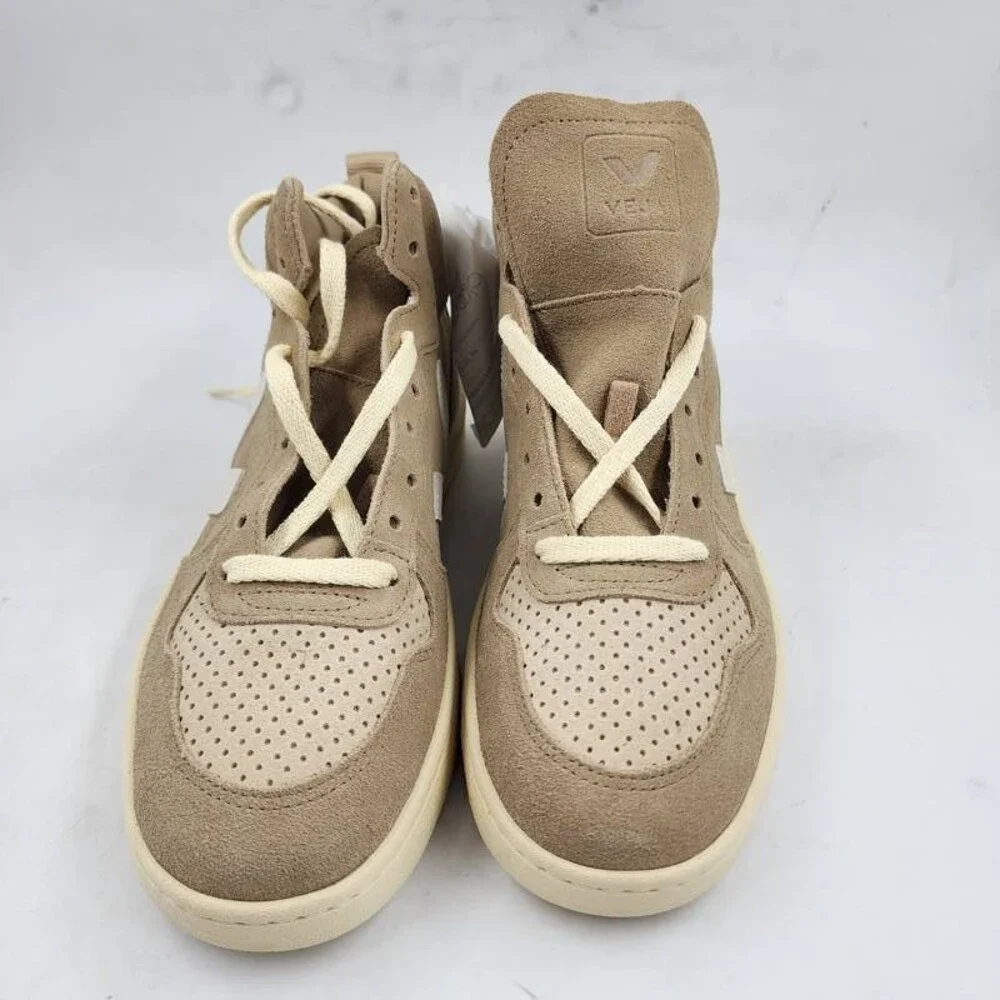 VEJA V-15 Suede Leather Sneakers Men's EU 41/US 8 Dune Pierre